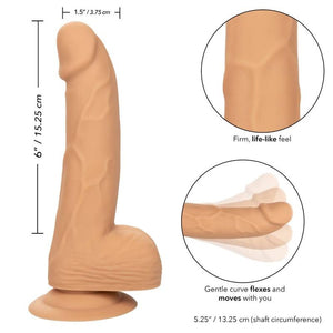 Gode réaliste en silicone, 6 pouces