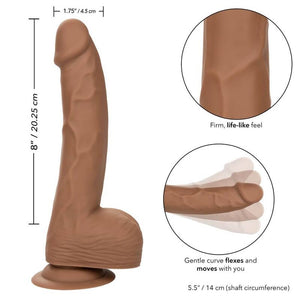 CalExotics – Clous en silicone 20.32 cm marron