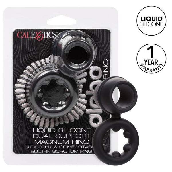 CalExotics – Bague alpha dual magnum noir