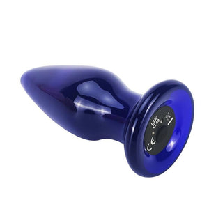 Plug en verre vibrant brillant