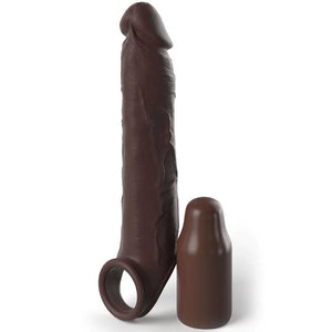 FANTASY X-TENSIONS ELITE 7 INCH EXTENSION WITH STRAP BROWN