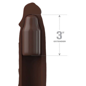 Fantasy X-Tensions – Pipedreams sleeve 22,86 cm + 7,62 cm plug brown