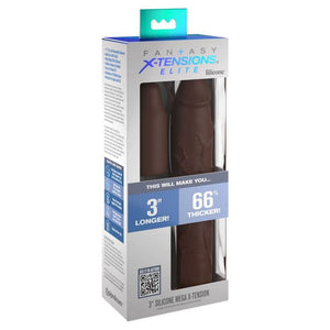 Fantasy X-Tensions – Pipedreams sleeve 22,86 cm + 7,62 cm plug brown