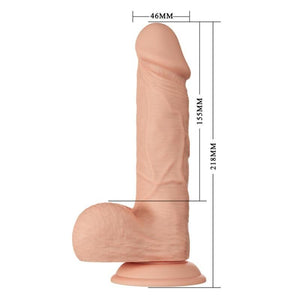 Baile – Belle rencontre bahamut gode réaliste flexible 21.8 cm naturel