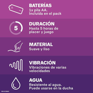 Durex – Vibrateur orgasmique intense pure fantasy
