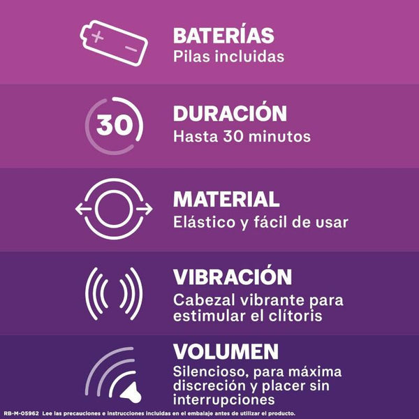 Durex – Anneau pénis vibrant diablillo intense