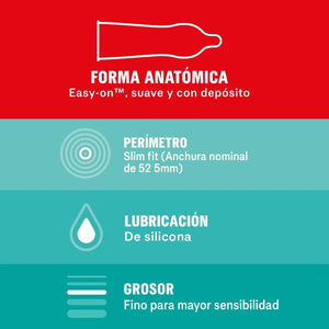 Durex – Sensitivo slim fit 10 unités