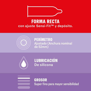 Durex – Contact sensible total 12 unités