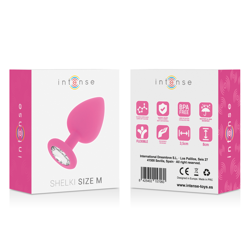 INTENS - SHELKI M ANAAL PLUG FUCHSIA