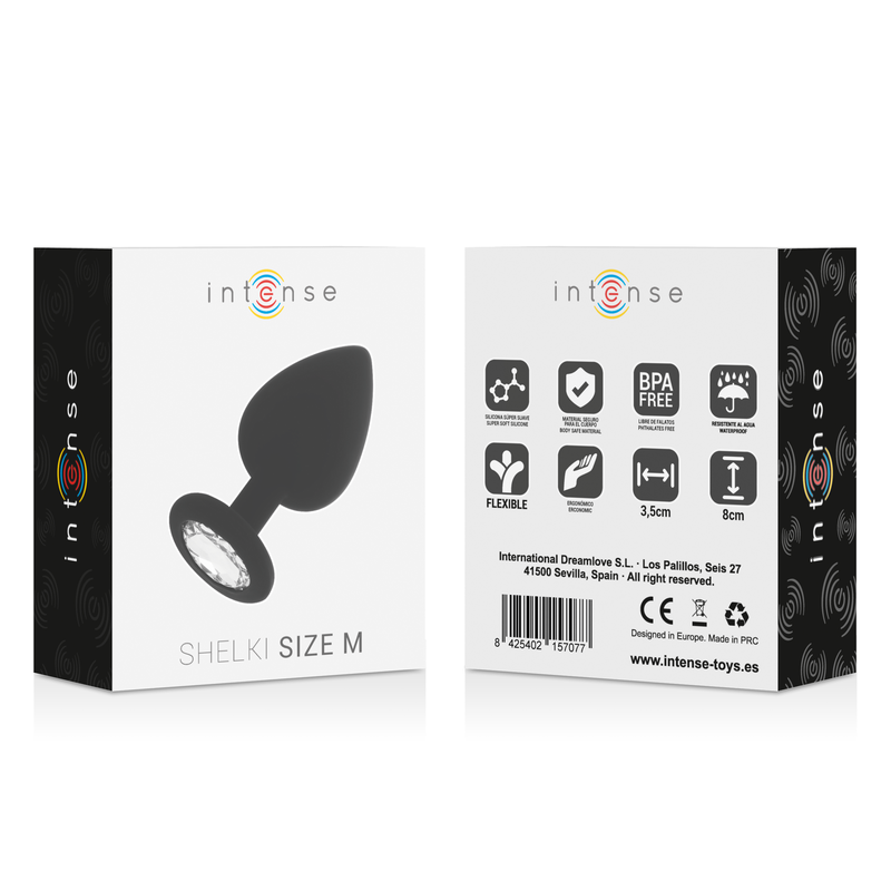 INTENS - SHELKI M NEGRO ANAAL PLUG