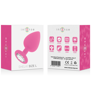 Intense – Plug anal shelki L fuchsia
