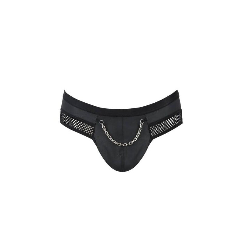 PASSION - 030 BRIEFS ABIERTO TOM NEGRO L/XL