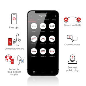Vibromasseur rabbit rotatif Oslo + App