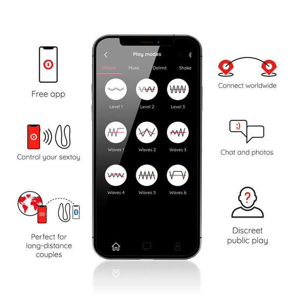 ONINDER - LISBOA ESTIMULADOR PUNTO G &amp; CLÍTORIS NEGRO - FREE APP