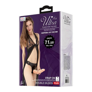 Baile – Ultra passionné double godes avec harnais