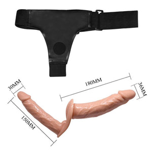 Baile – Ultra passionné double godes avec harnais