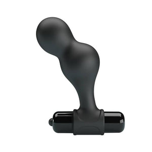 Mr Play – Plug anal vibrateur en silicone noir