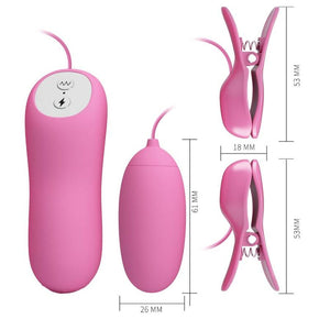 Pretty Love – Pince épiler avec vibration et électrochoc rose