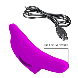 Pretty Love – Puissant stimulateur de doigts violet delphini
