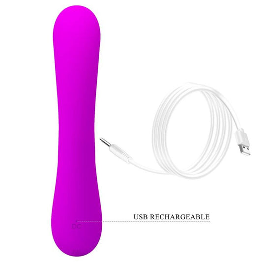 MOOIE LIEFDE - OPRECHTE VIBRADOR EN SUCCIONADOR DE CLITORIS SILICONE MORADO