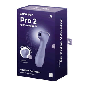 Pro 2 Génération 3 - Double Air Pulse Vibrator - Liquid Air - Rouge Vin
