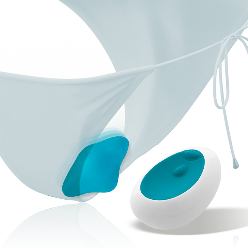 Intense – Samantha pantie télécommande bleu