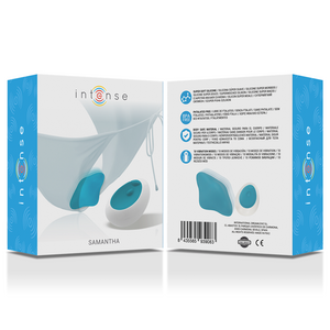 Intense – Samantha pantie télécommande bleu