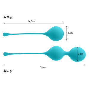 Intense – Pack balles kegel kendall bleu