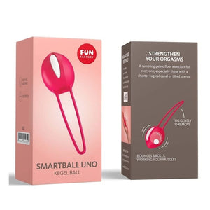 Fun Factory – Smartball uno blanc/inde rouge