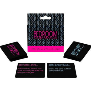 BEDROOM COMMANDS CARD GAME