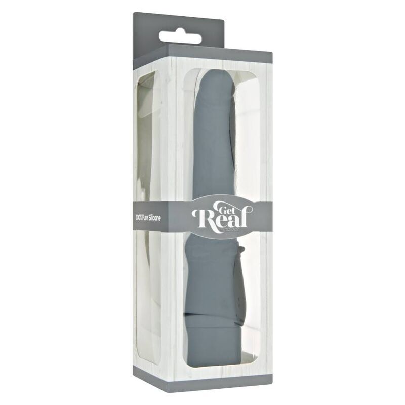 WORD ECHT - KLASSIEKE, GLADDE VIBRADOR NEGRO
