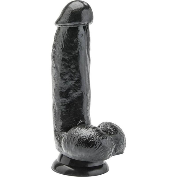 GET REAL - DILDO 12 CM WITH NEGRO TESTICULOS