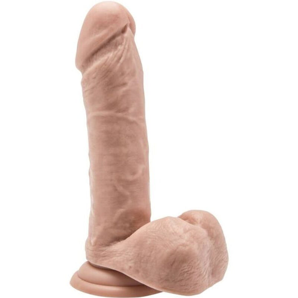 GET REAL - DILDO 18 CM WITH TESTICULOS NATURAL