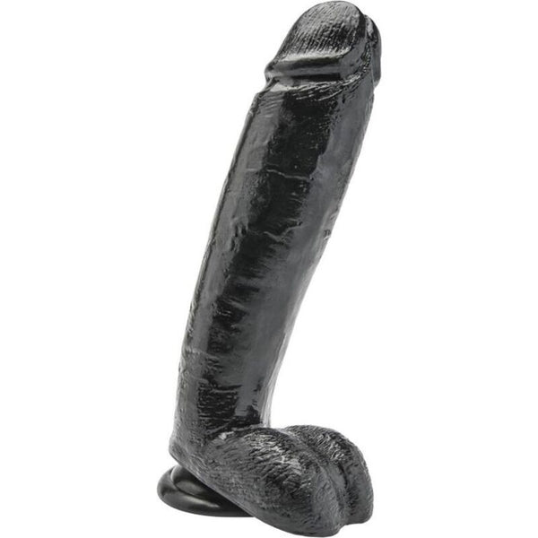 GET REAL - DILDO 25.5 CM WITH NEGRO TESTICULOS