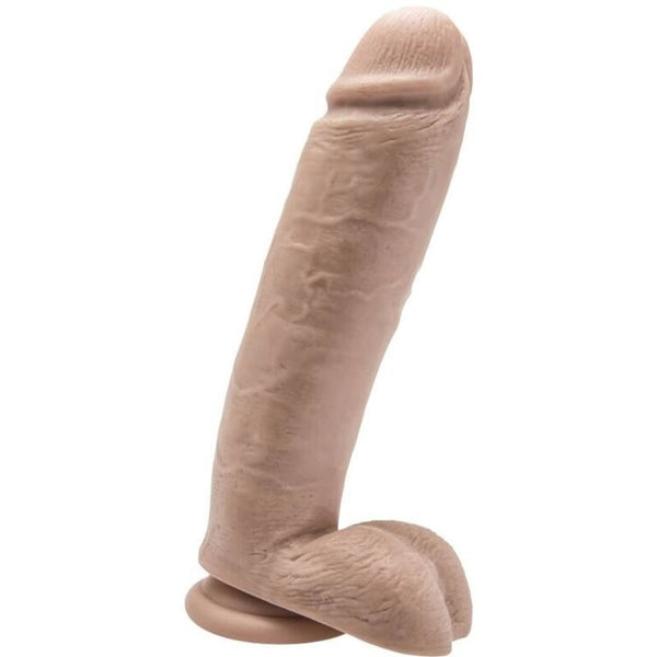 GET REAL - DILDO 25.5 CM WITH TESTICULOS NATURAL