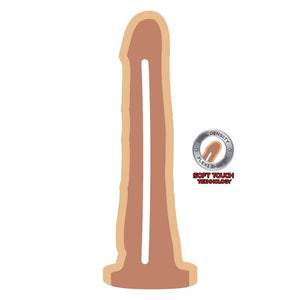 Gode réaliste double densité TPE 19 cm