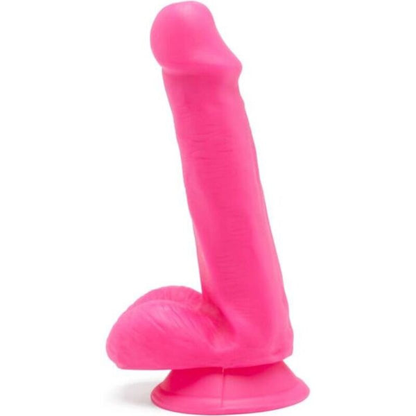 GET REAL - HAPPY DICKS DILDO 12 CM WITH TESTICULOS ROSA