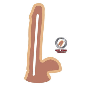 Gode réaliste double densité TPE 17 cm