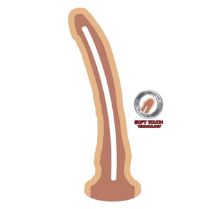 Gode réaliste double densité TPE 23,5 cm