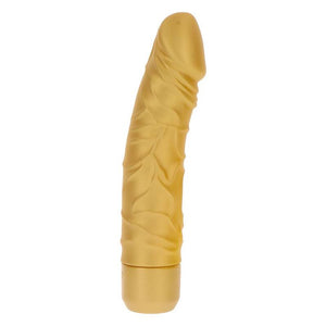 Gode vibrant original Gold Dicker 20 cm