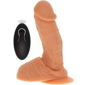 Get Real – Peau de gode vibrant en silicone
