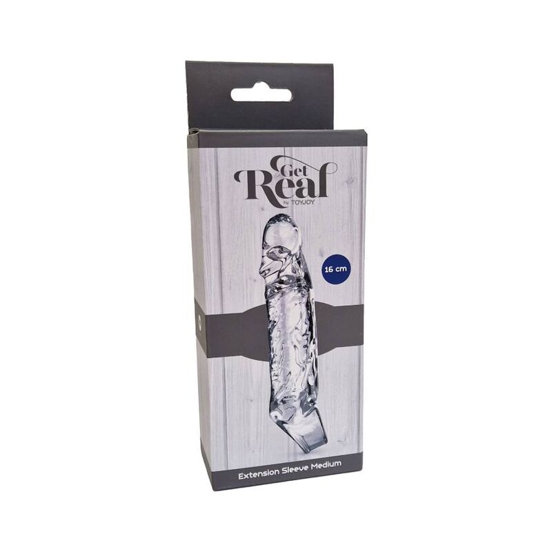 GET REAL - MEDIUM 16 CM TRANSPARANTE VERLENGING