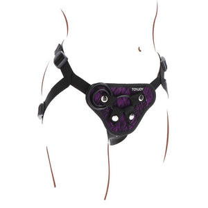Harnais strap-on en dentelle