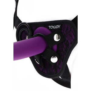 Harnais strap-on en dentelle