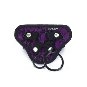 Harnais strap-on en dentelle