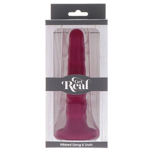 Gode pour harnais strié silicone 16 cm