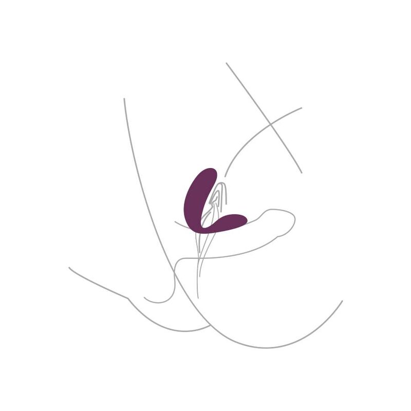XOCOON - GEBONDEN LIEFDE VIBRADOR PARA PARA JAS MORADO