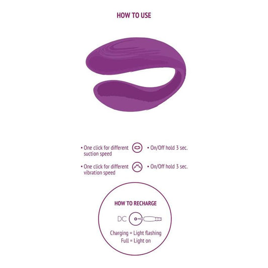 XOCOON - GEBONDEN LIEFDE VIBRADOR PARA PARA JAS MORADO