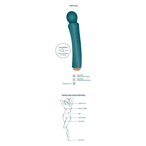 Masseur wand courbé