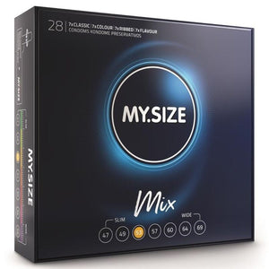 My Size – Mix préservatifs 53 mm 28 unités